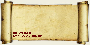 Jana Terzija vizit kartica